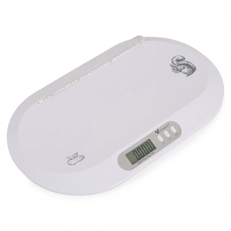 Електронна везна за бебета Peanut white